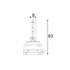 disegno tecnico lampada allo xeno