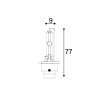 disegno tecnico lampada allo xeno