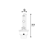 disegno tecnico lampada allo xeno