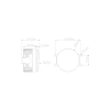 disegno tecnico faro fendinebbia