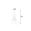 disegno tecnico lampada 12v