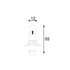 disegno tecnico lampada 12v