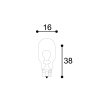 disegno tecnico lampada 12v