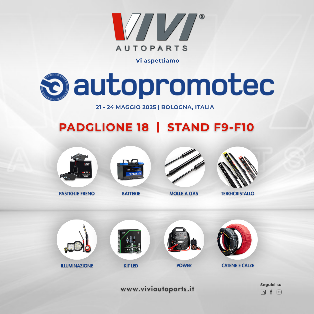 VIVI AutoParts ad Autopromotec 2025