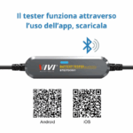 TESTER BATTERIA AUTO | 6/12V | BLUETOOTH |